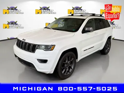 Silver 2021 Jeep Grand Cherokee 80th Anniversary Edition for sale in Michigan Center, MI