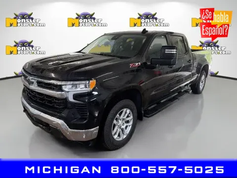 Black 2022 Chevrolet Silverado 1500 LT for sale in Michigan Center, MI