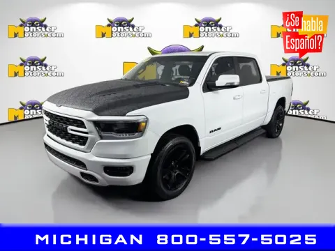 White 2022 Ram 1500 Sport for sale in Michigan Center, MI