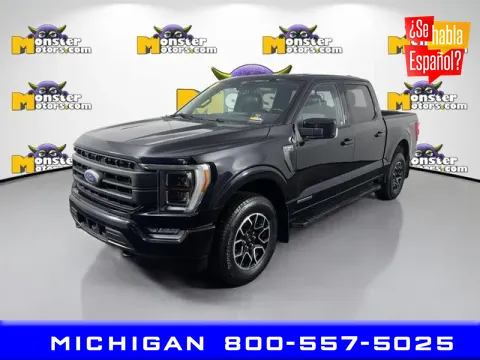 Black 2021 Ford F-150 Lariat for sale in Michigan Center, MI