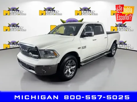 White 2016 Ram 1500 Laramie Longhorn for sale in Michigan Center, MI