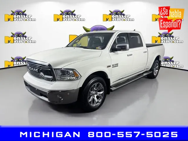 White 2016 Ram 1500 Laramie Longhorn for sale in Michigan Center, MI