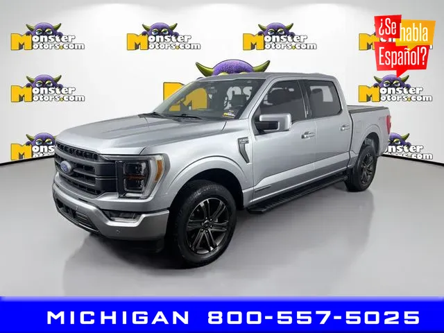 Silver 2022 Ford F-150 Lariat for sale in Michigan Center, MI