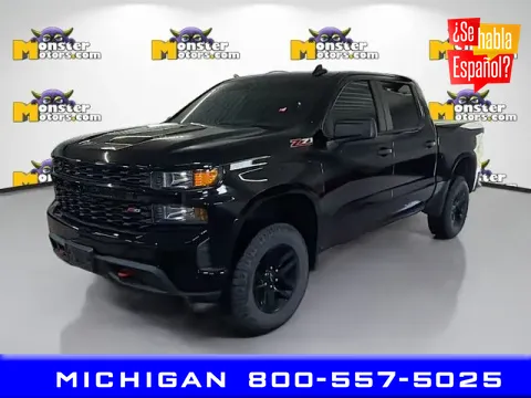 Black 2022 Chevrolet Silverado 1500 LTD Custom Trail Boss for sale in Michigan Center, MI
