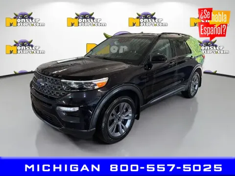 Black 2023 Ford Explorer XLT for sale in Michigan Center, MI