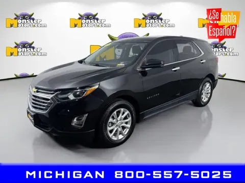 Black 2020 Chevrolet Equinox LT for sale in Michigan Center, MI