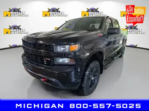 Black 2019 Chevrolet Silverado 1500 Custom Trail Boss for sale in Michigan Center, MI