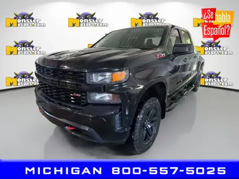 Black 2019 Chevrolet Silverado 1500 Custom Trail Boss for sale in Michigan Center, MI