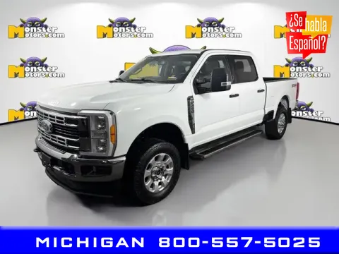White 2023 Ford F-250SD XLT for sale in Michigan Center, MI