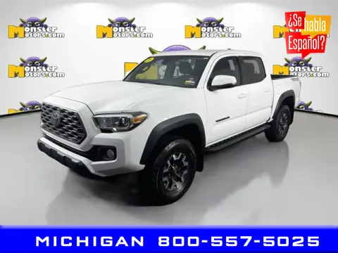 White 2021 Toyota Tacoma TRD Sport for sale in Michigan Center, MI