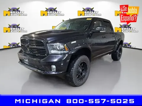 Black 2016 Ram 1500 Sport for sale in Michigan Center, MI