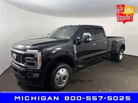 Black 2023 Ford F-450SD Platinum for sale in Michigan Center, MI