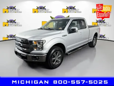 Silver 2015 Ford F-150 XLT for sale in Michigan Center, MI