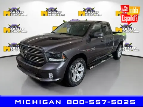 Gray 2015 Ram 1500 Sport for sale in Michigan Center, MI