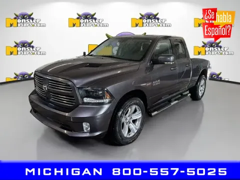 Gray 2015 Ram 1500 Sport for sale in Michigan Center, MI