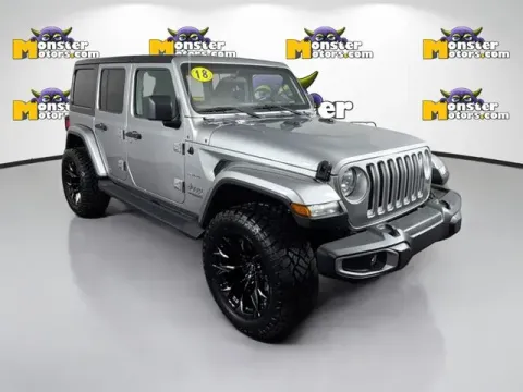Another view of 2018 Jeep Wrangler Unlimited Sahara for sale in Michigan Center, MI at Monster Motors - Jackson, MI