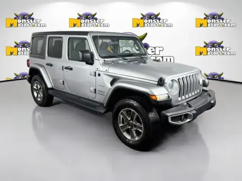 Another view of 2018 Jeep Wrangler Unlimited Sahara for sale in Michigan Center, MI at Monster Motors - Jackson, MI