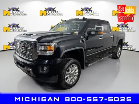 Black 2018 GMC Sierra 2500HD Denali for sale in Michigan Center, MI