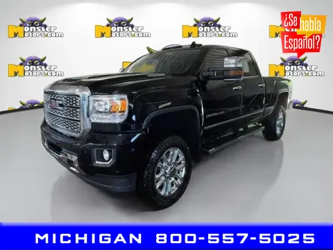 Black 2018 GMC Sierra 2500HD Denali for sale in Michigan Center, MI