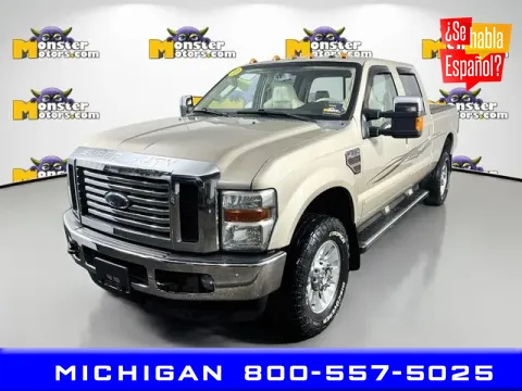 Gold 2010 Ford F-350SD Lariat for sale in Michigan Center, MI