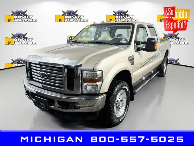 Gold 2010 Ford F-350SD Lariat for sale in Michigan Center, MI