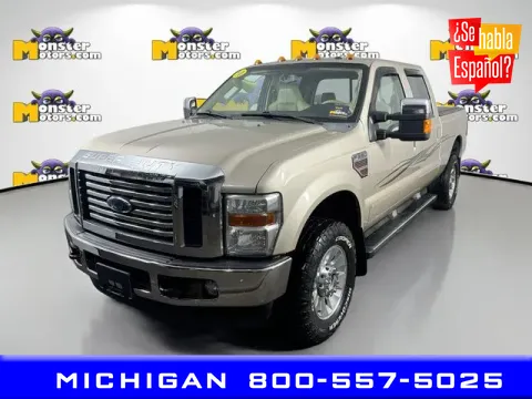 Gold 2010 Ford F-350SD Lariat for sale in Michigan Center, MI