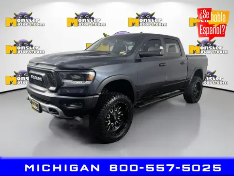 Blue 2019 Ram 1500 Rebel for sale in Michigan Center, MI