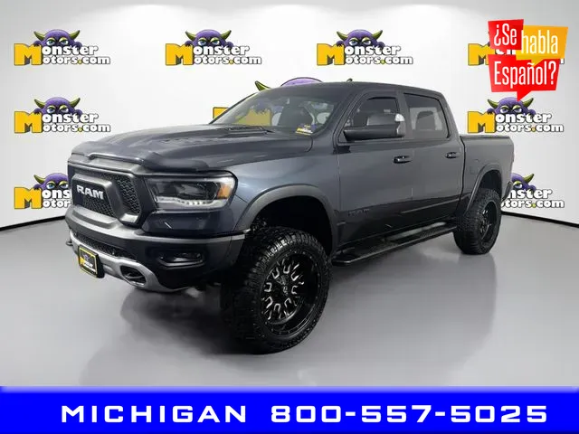 Blue 2019 Ram 1500 Rebel for sale in Michigan Center, MI