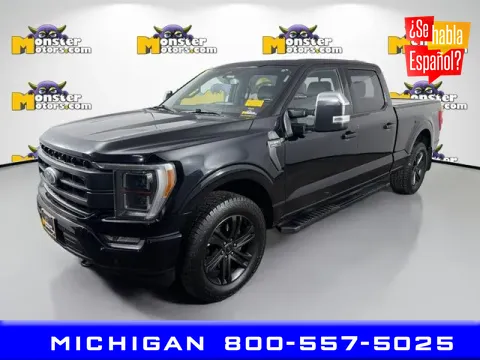 Black 2022 Ford F-150 Lariat for sale in Michigan Center, MI