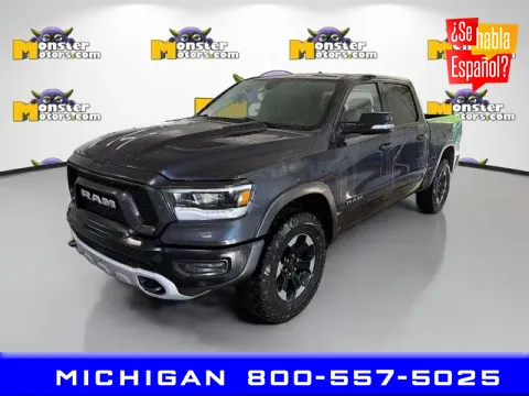 Blue 2019 Ram 1500 Rebel for sale in Michigan Center, MI