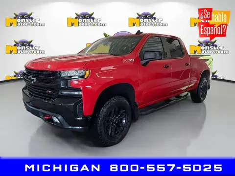 Red 2020 Chevrolet Silverado 1500 LT Trail Boss for sale in Michigan Center, MI
