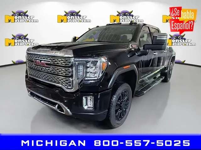 Blue 2022 GMC Sierra 2500HD Denali for sale in Michigan Center, MI