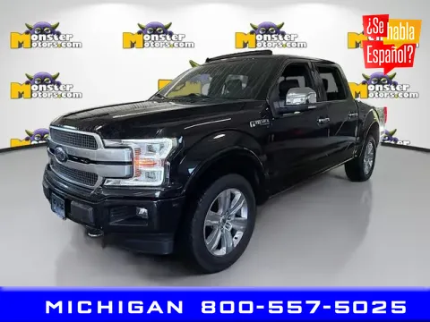 Black 2020 Ford F-150 Platinum for sale in Michigan Center, MI