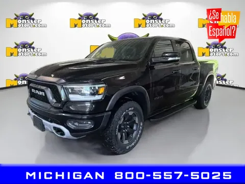 Black 2019 Ram 1500 Rebel for sale in Michigan Center, MI