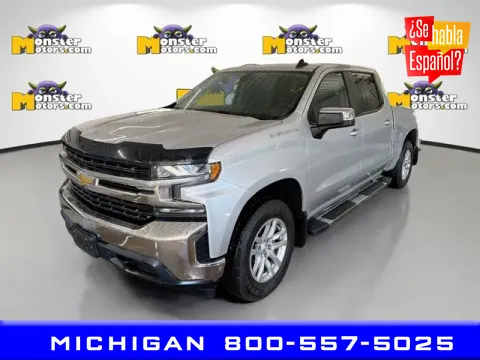 Silver 2019 Chevrolet Silverado 1500 LT for sale in Michigan Center, MI
