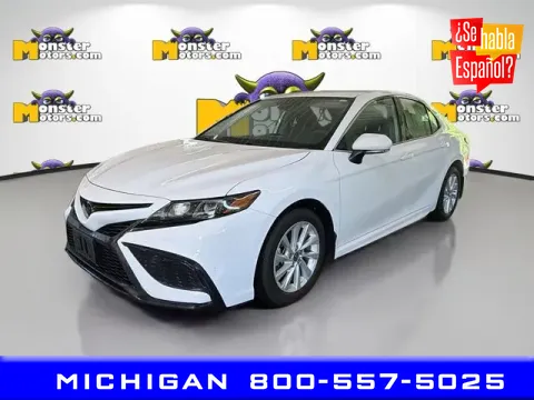 White 2023 Toyota Camry SE for sale in Michigan Center, MI