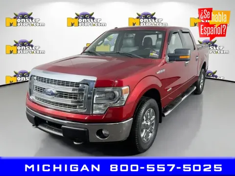 Red 2014 Ford F-150 XLT for sale in Michigan Center, MI