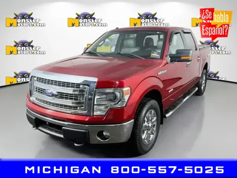 Red 2014 Ford F-150 XLT for sale in Michigan Center, MI