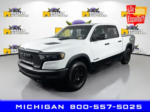 White 2025 Ram 1500 Rebel for sale in Michigan Center, MI