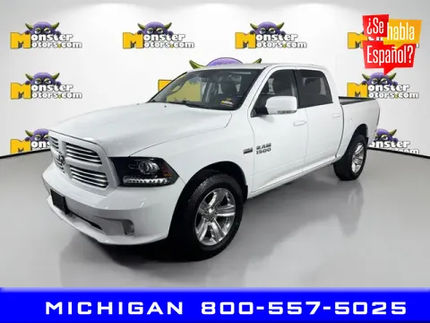 White 2017 Ram 1500 Sport for sale in Michigan Center, MI