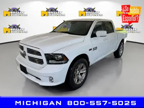 White 2017 Ram 1500 Sport for sale in Michigan Center, MI