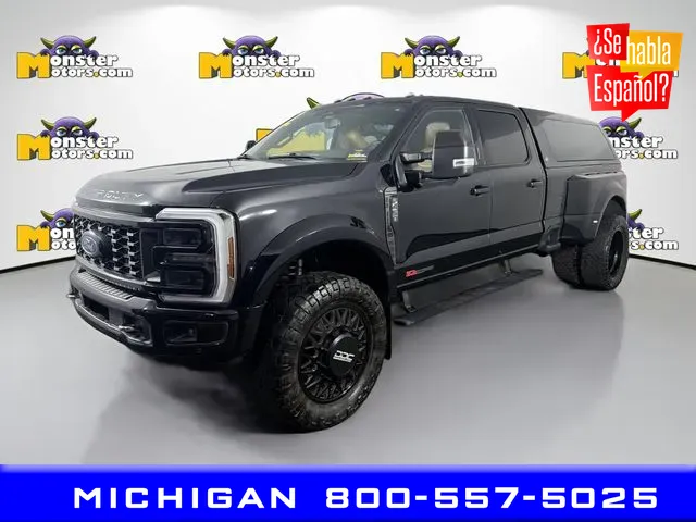 Black 2024 Ford F-450SD Platinum for sale in Michigan Center, MI