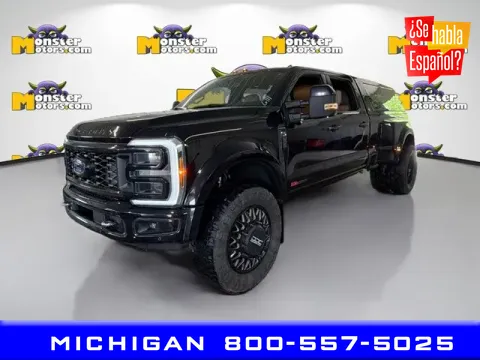 Black 2024 Ford F-450SD Platinum for sale in Michigan Center, MI