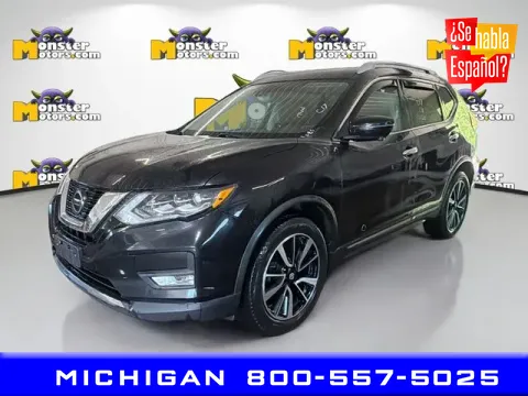 Black 2018 Nissan Rogue for sale in Michigan Center, MI