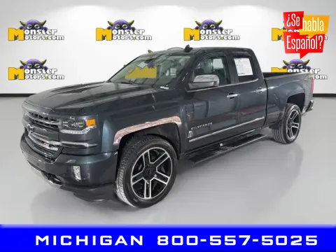 Gray 2018 Chevrolet Silverado 1500 LTZ for sale in Michigan Center, MI