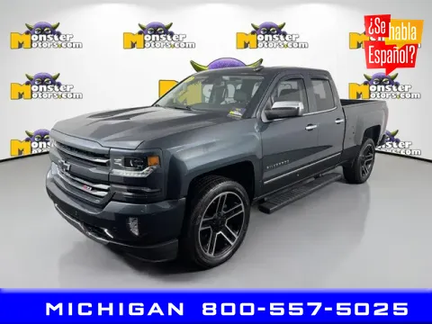 Gray 2018 Chevrolet Silverado 1500 LTZ for sale in Michigan Center, MI