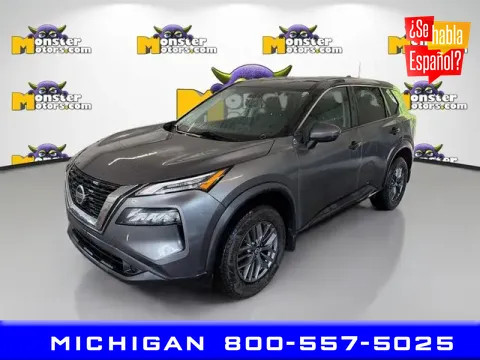 Gray 2021 Nissan Rogue S for sale in Michigan Center, MI