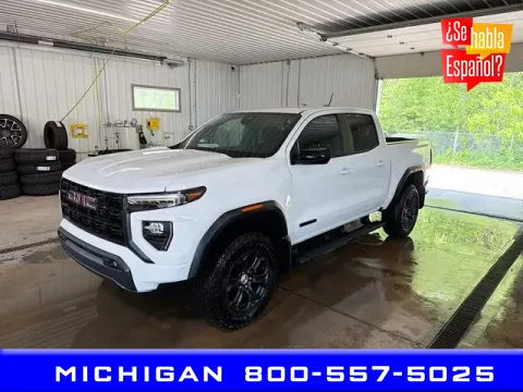 White 2024 GMC Canyon Elevation for sale in Michigan Center, MI