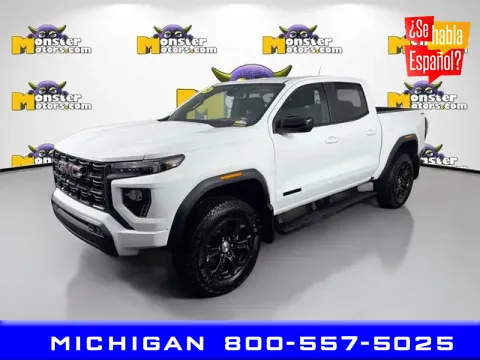 White 2024 GMC Canyon Elevation for sale in Michigan Center, MI