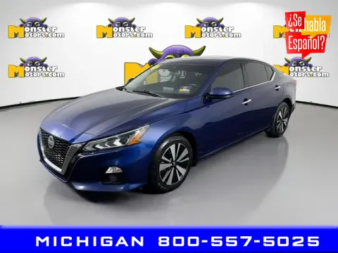 Blue 2019 Nissan Altima 2.5 SV for sale in Michigan Center, MI